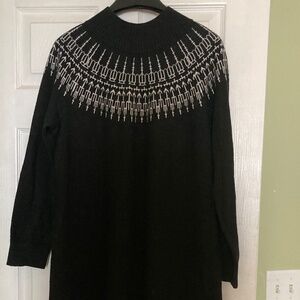 Black dress long sleeves size 1x